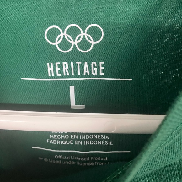 Heritage brand Vtg 1996 Atlanta Olympics embroidered logo shirt size large NWT - Picture 6 of 11